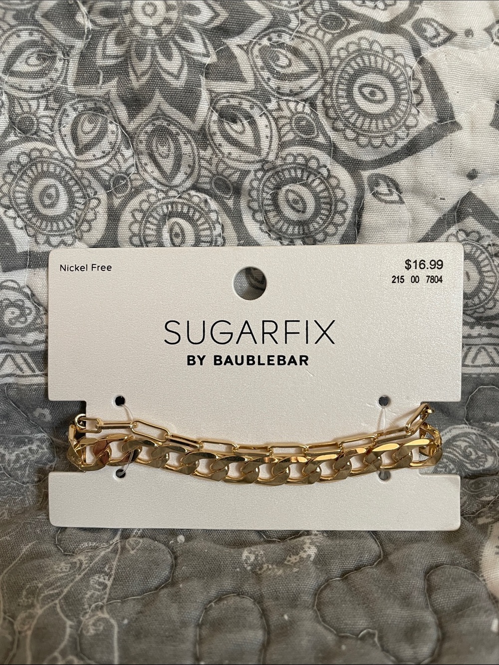 Sugarfix by BaubleBar Gold Link Bracelet - Polished Chain Style
